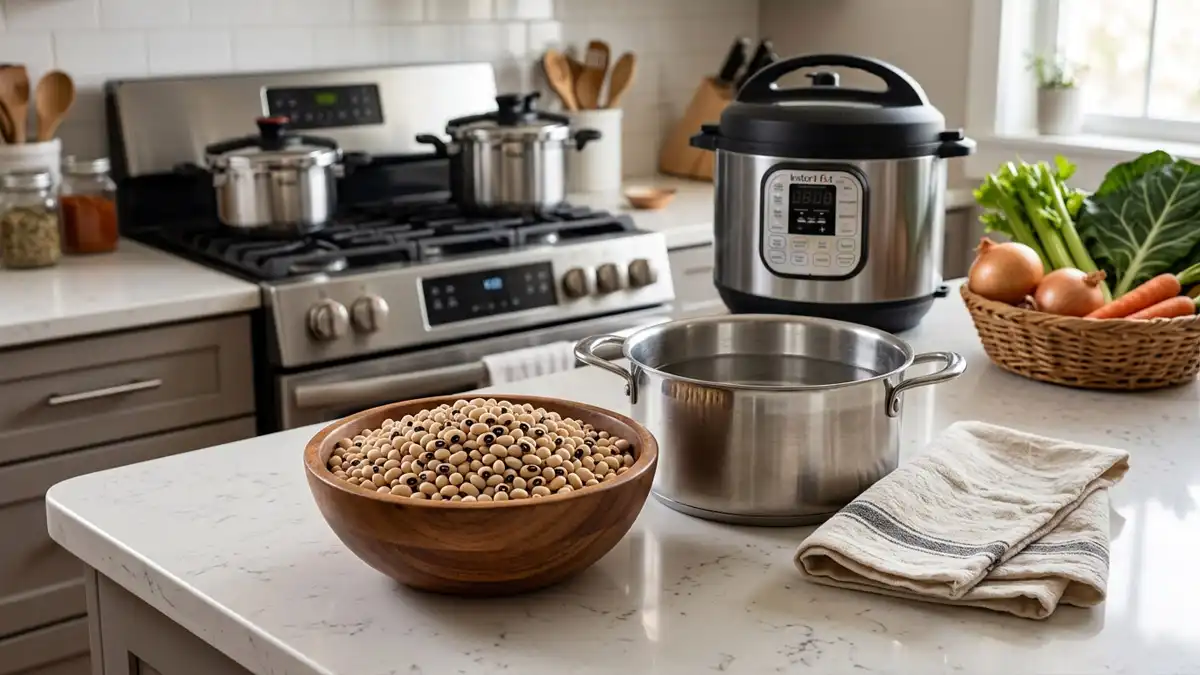 How to Cook Black Eyed Peas (Soaked & Without Soaking)