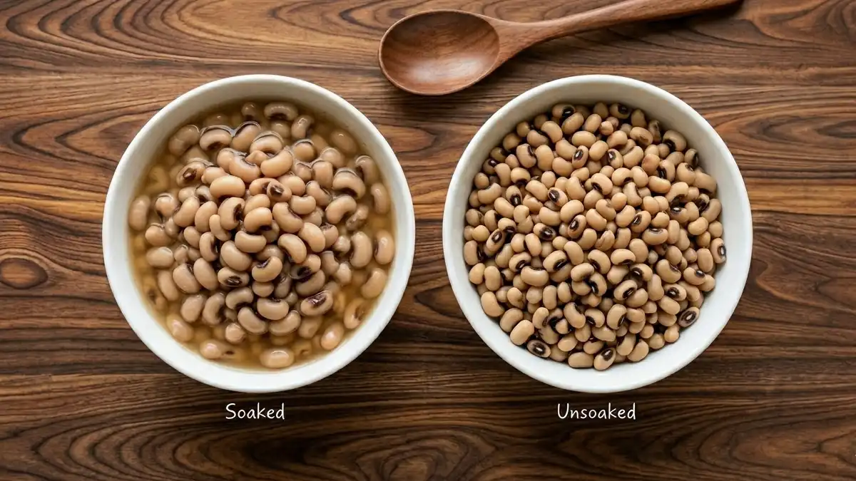 Soaked vs Unsoaked Black Eyed Peas (Taste, Texture & Digestion)