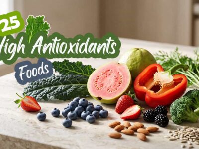 25 Foods High in Antioxidants: Fruits, Vegetables, Nuts & Seeds